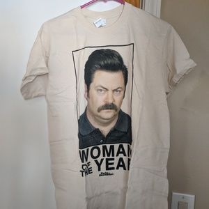 Ron Swanson Woman of the Year tee